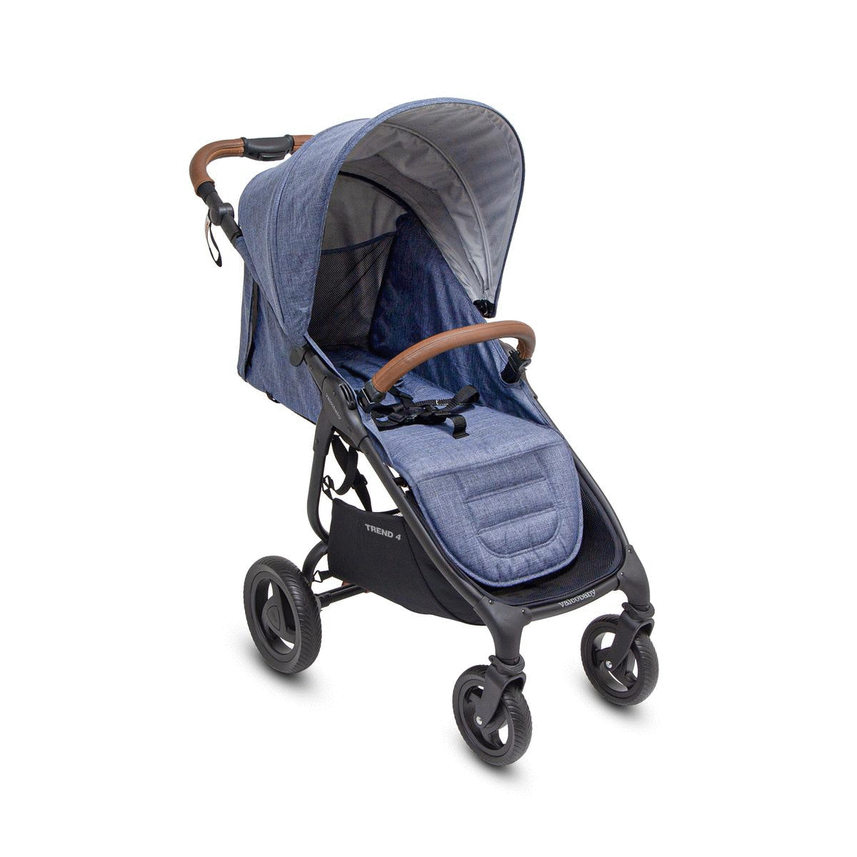 Valco Baby Snap 4 Trend Compact Fold Lightweight Single Stroller Denim NEW 